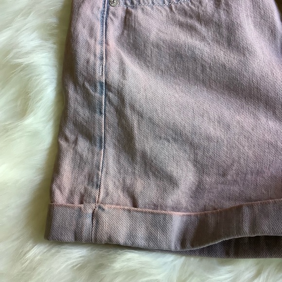 NWT American Eagle Outfitters Mom Short purple wash high rise 4 - Picture 4 of 7